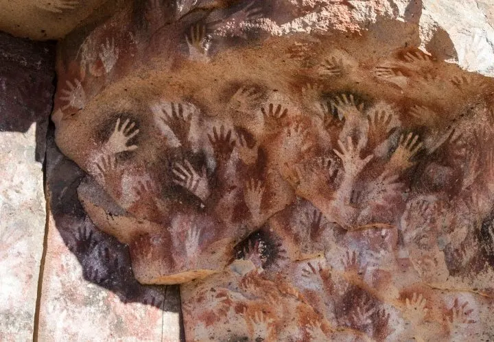 Cueva de las Manos, 10,000-year-old hand prints in a cave near Perito Moreno and another must-do thing when In Argentina