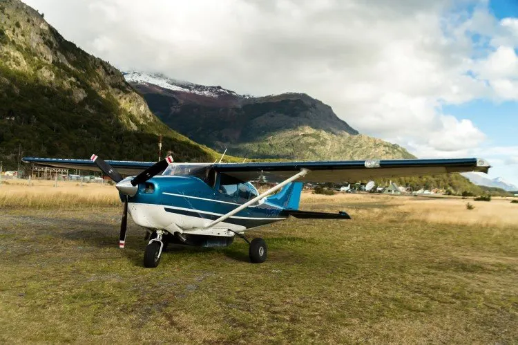 Nomad plane in Patagonia.