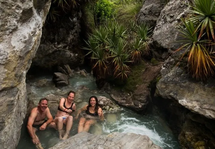 The thermal springs in El Sifon near Murillo