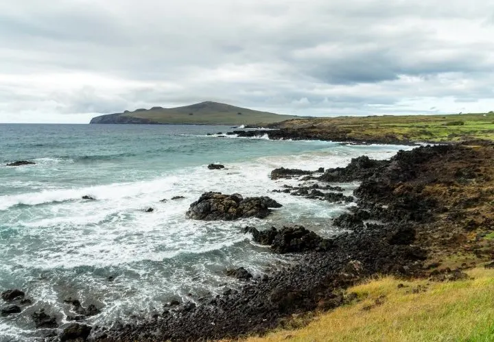 Ovahe beach, Easter Island, Chile