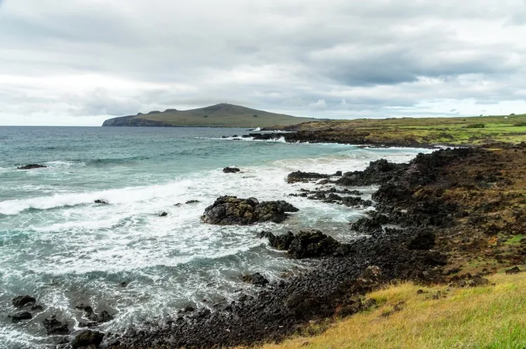 Ovahe beach, Easter Island, Chile