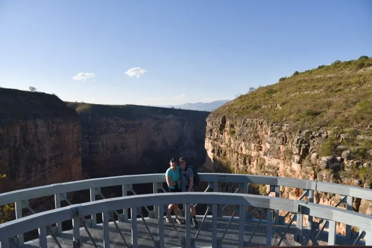 The bridge in Toro Toro National Park: a Bolivia tourist attraction not for the faint of heart!