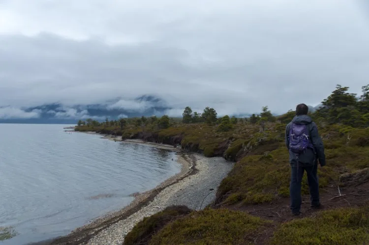 Cabins in Patagonia are great for backpacking on a budget.