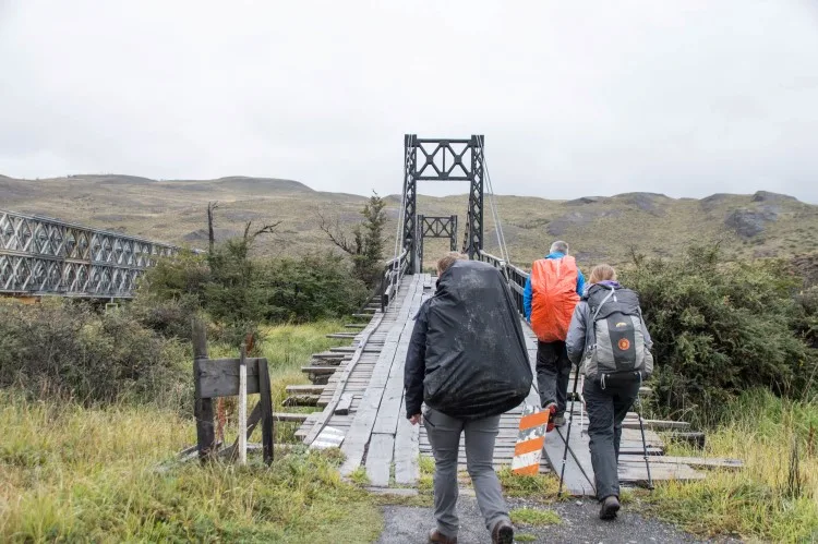 Hiking independently in Torres del Paine National Park without a tour.