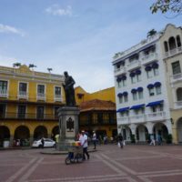Visiting the Old City of Cartagena, an unmissable thing to do in Cartagena, Colombia.