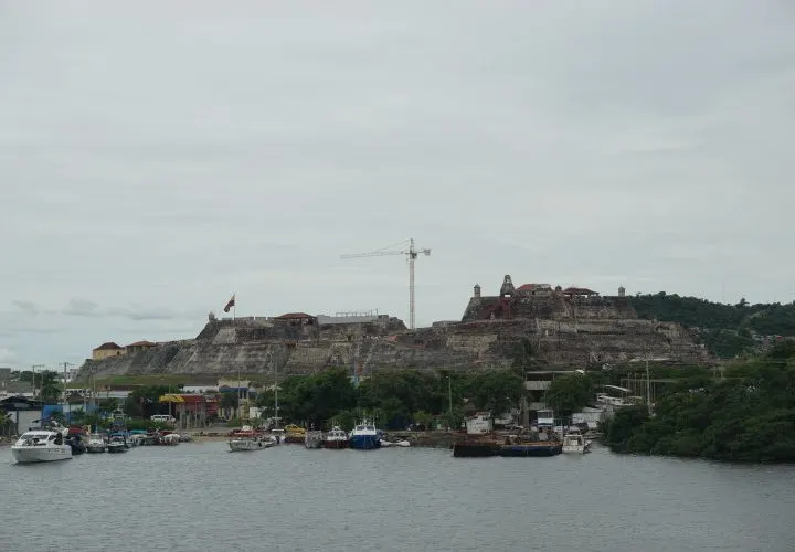 The San Felipe Castle, Cartagena. 