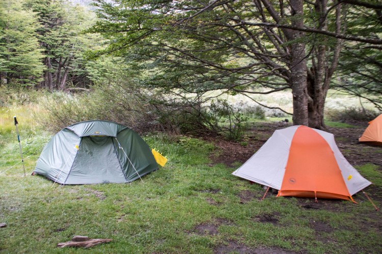 Camping Los Perros, the O Circuit, Torres del Paine National Park. 
