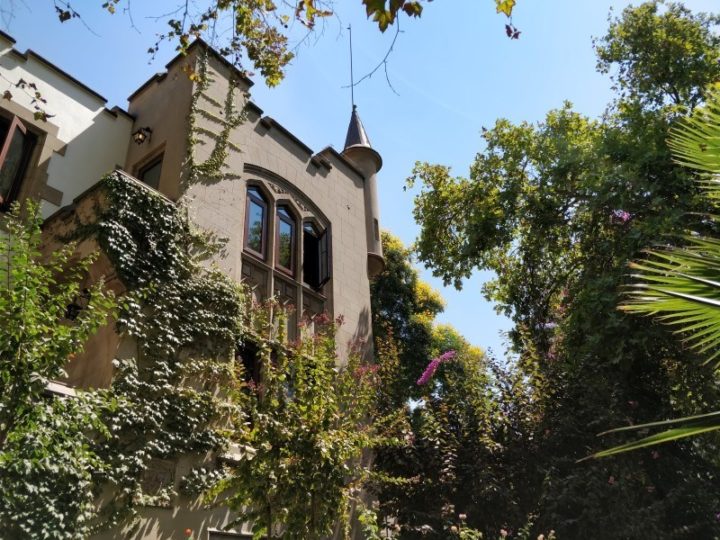 Hostal Rio Amazonas is an excellent budget option for where to stay in Santiago, Chile and is set in a gothic-style old builing