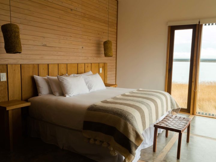 A bedroom at Simple Patagonia in Puerto Natales, a must-visit destination for any Patagonia itinerary