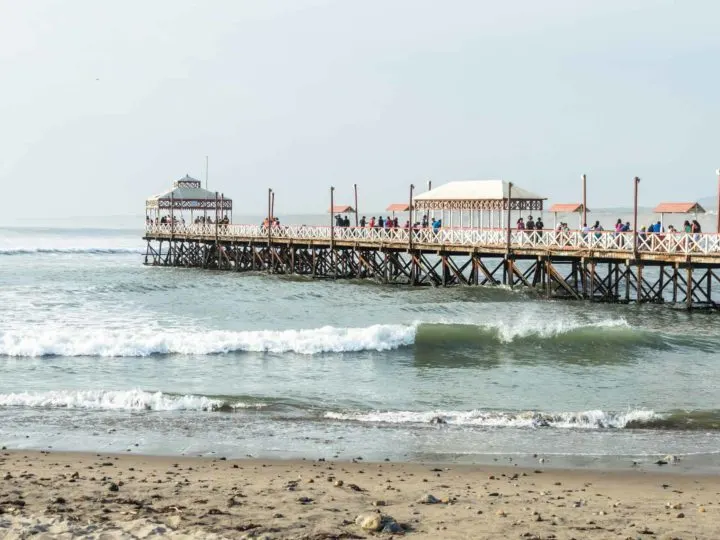 The pier in Huanchaco, Peru