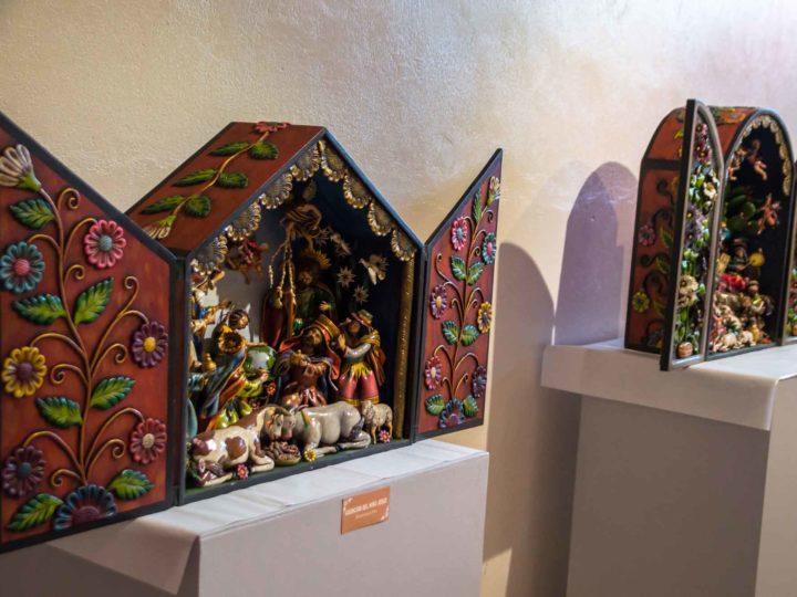 An intricate retablo in Ayacucho, one of the traditional crafts of the Central Sierra region of Peru
