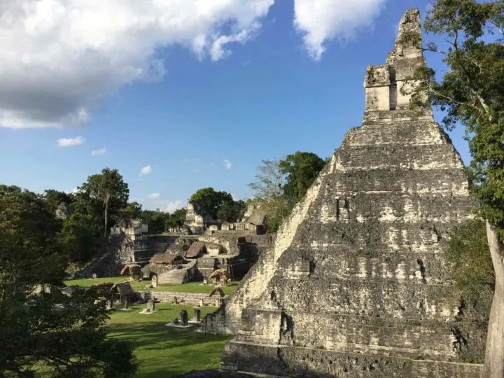 One of the pyramids of the Tikal archaeological site in the Peten region of Guatemala, one of the unmissable things to do in Guatemala