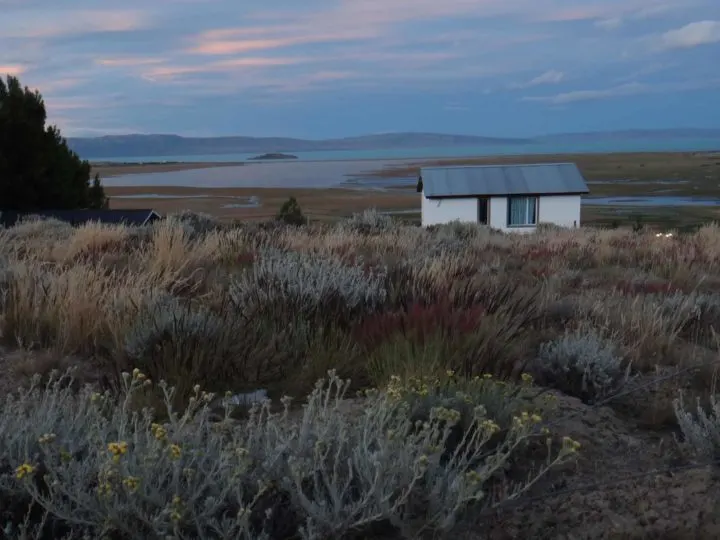 Views across the pampas surrounding El Calafate, the gateway to Los Glaciares National Park and the El Perito Moreno Glacier