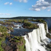 South America Backpacking Routes Iguazu Falls in Brazil