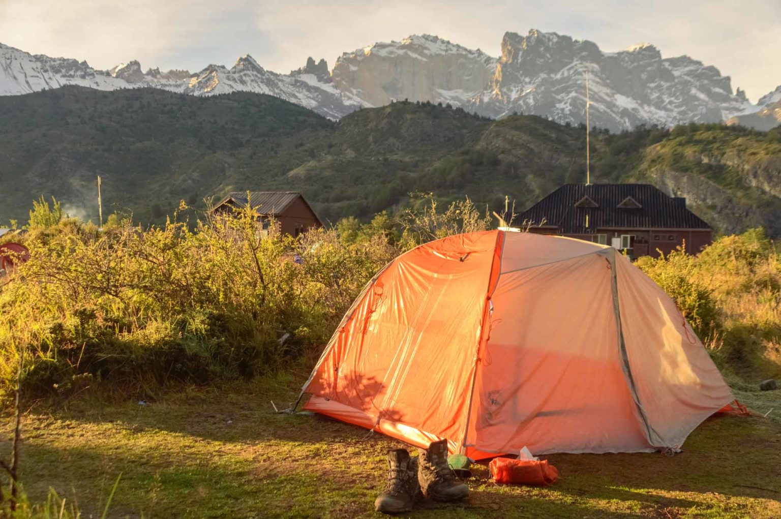 Patagonia Camp yurts