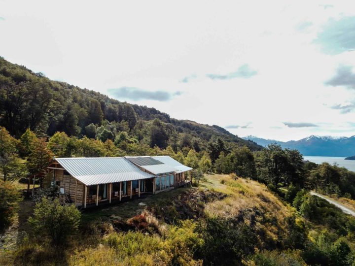 A cozy cabin can offer the perfect contrast to the rugged wilderness it overlooks