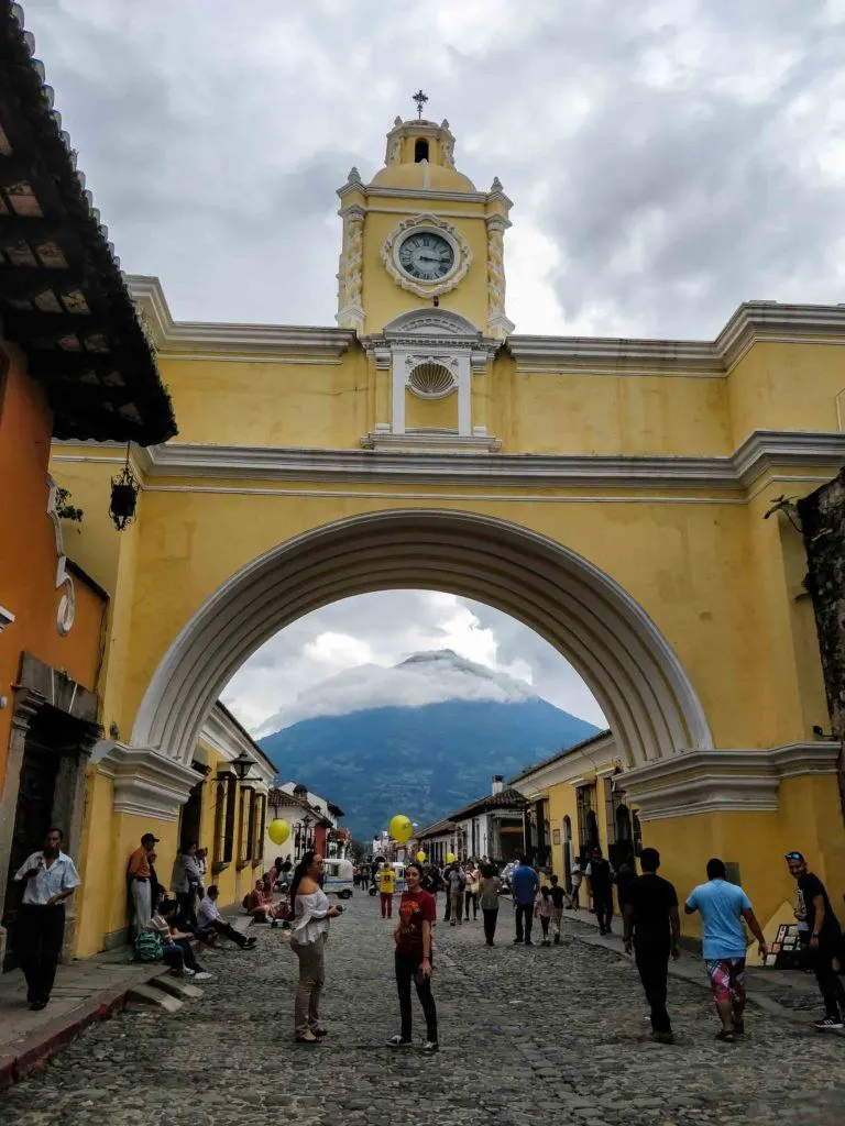 Arco de Santa Catalina is a landmark in Antigua, Guatemala's most stunning city