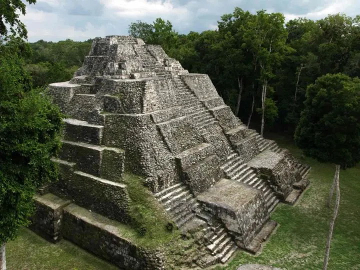 A temple at Yaxha rises out of the jungle at one of Guatemala's most impressive Maya sites