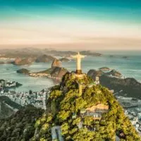 Christ the Redeemer statue above the city of Rio de Janeiro