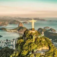 Christ the Redeemer statue above the city of Rio de Janeiro
