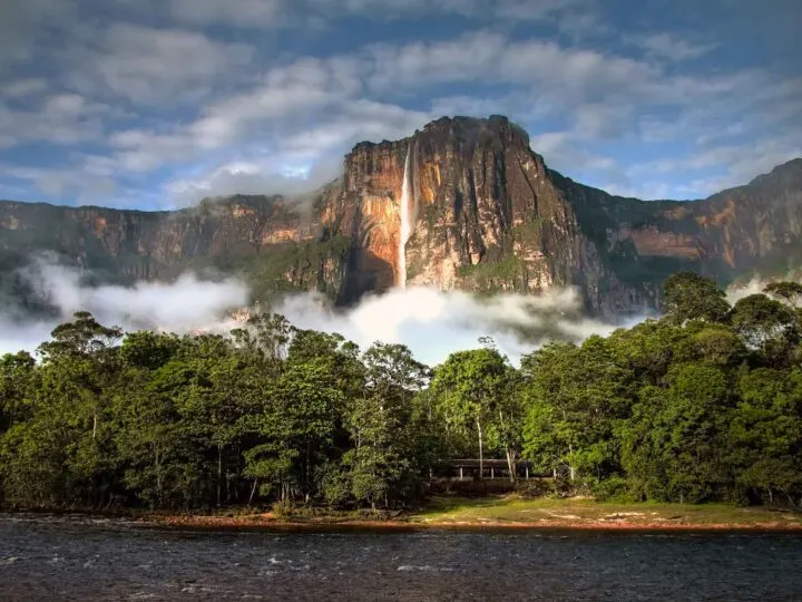 Angel Falls in Venezuela, one of the most off-the-beaten path places to visit in South America