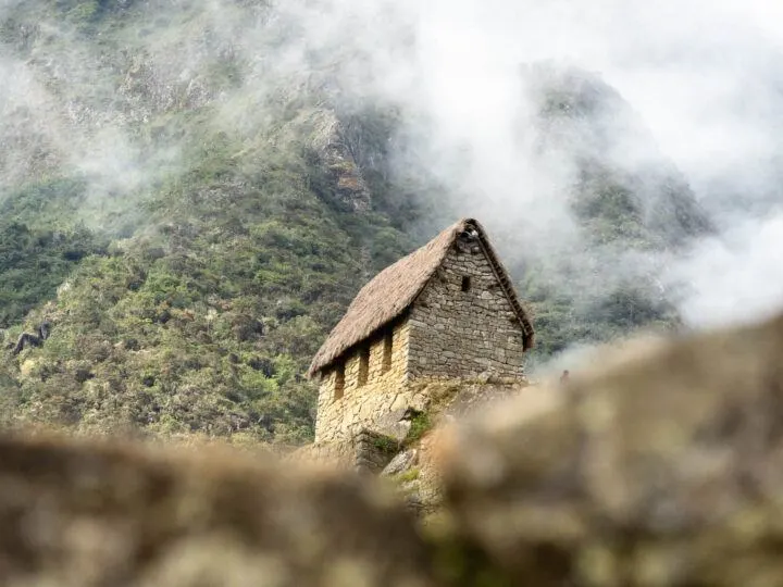 A building at Machu Picchu, Peru