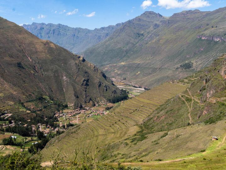 The Sacred Valley as seen from the Inca site of Pisac