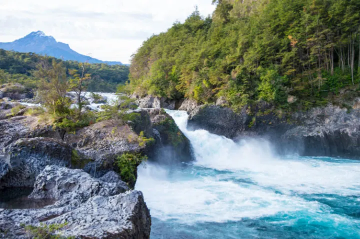 The Saltos de Petrohue in Parque Nacional Vicente Perez Rosales, Chile