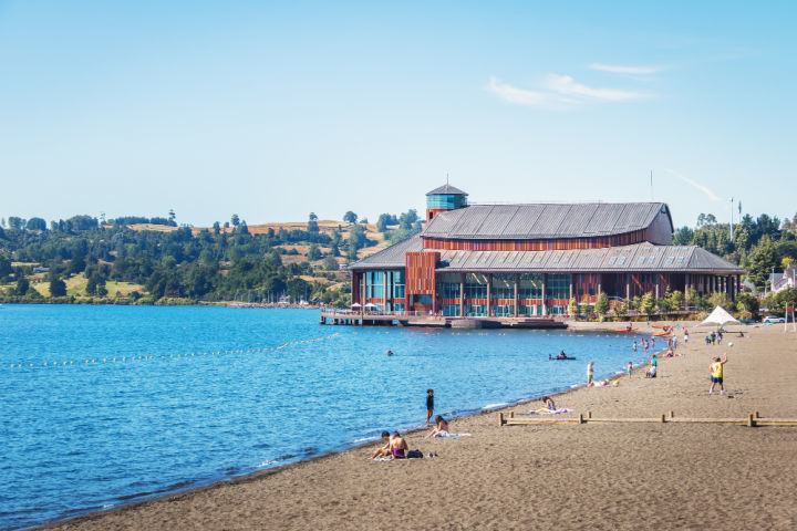 The Teatro del Lago in Frutillar is a local landmark and a great place to see music and cultural events