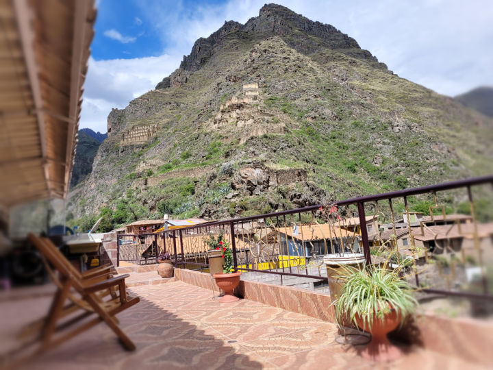 A gorgeous view from Hostal Valle Inca 