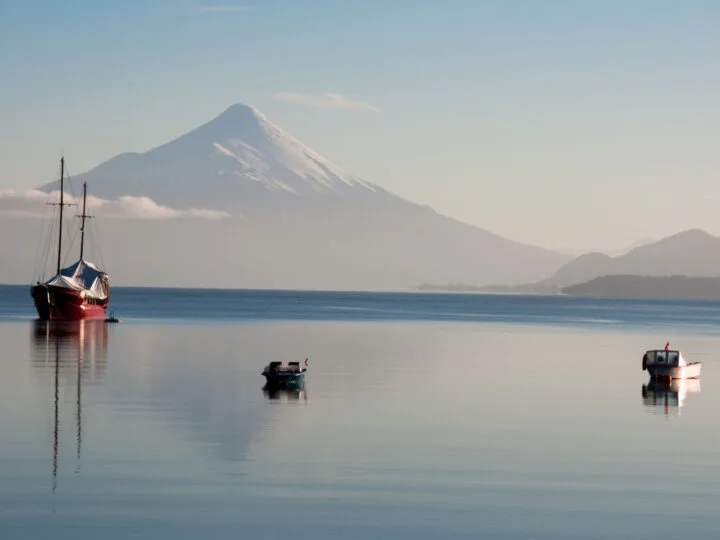 Taking a boat or a kayak out onto Lago Llanquihue is one of the best things to do in Puerto Varas, Chile