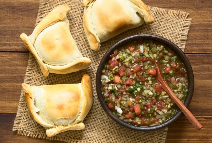 Empanadas de Pino is a famous Chilean food that makes the perfect snack.