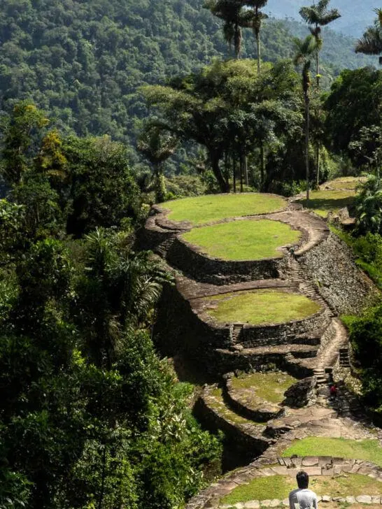 Ciudad Perdida, a Unesco World Heritage archaeological site in Sierra Nevada Park in Colombia.
