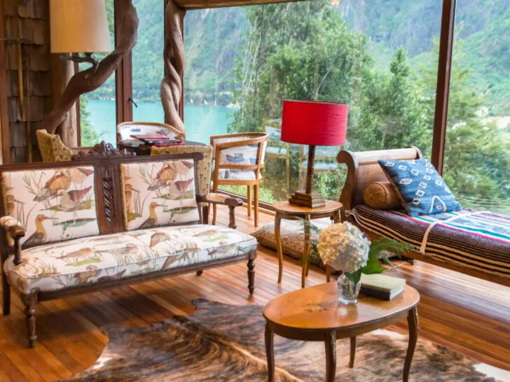 Luxurious communal area at Barranco Lodge