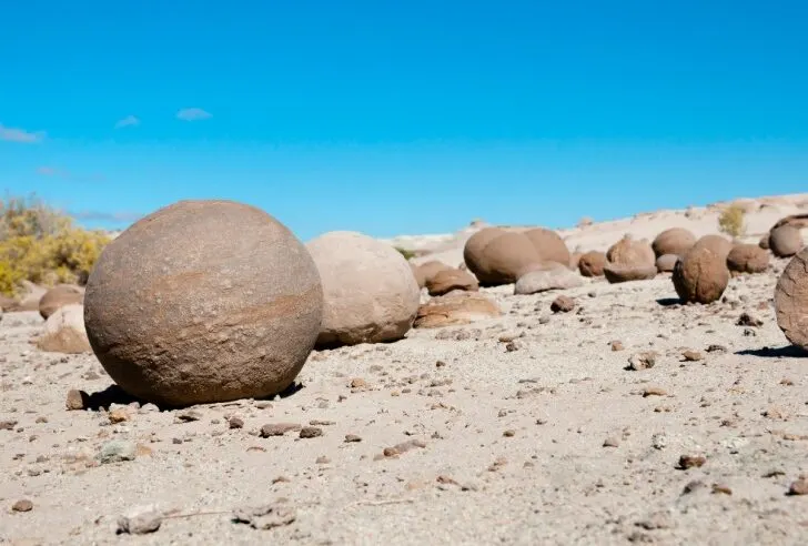 A peculiar look of some rocks at Ischigualasto-Provincial-Park