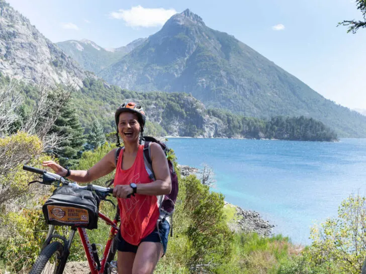 Cycling around the Llao Llao peninsula is a popular activity for visitors to Bariloche