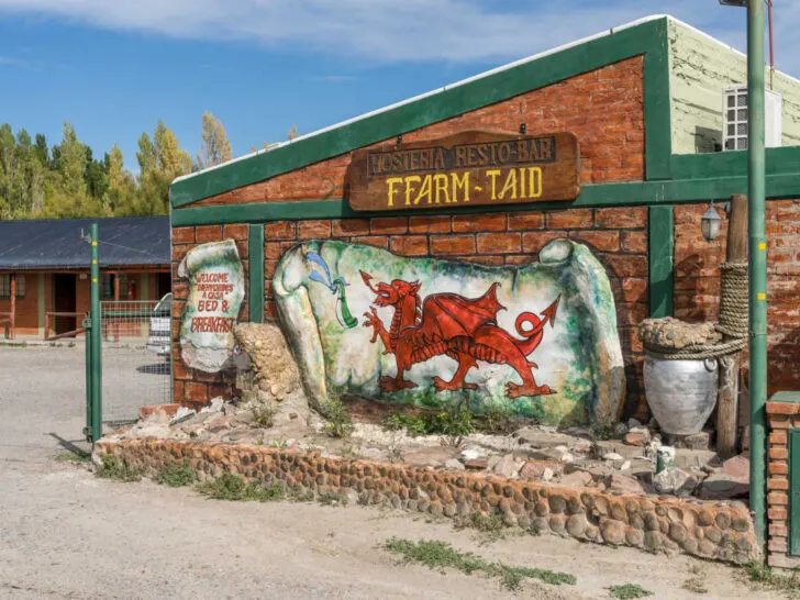 A Welsh teahouse in Trelew, home to Welsh settlers