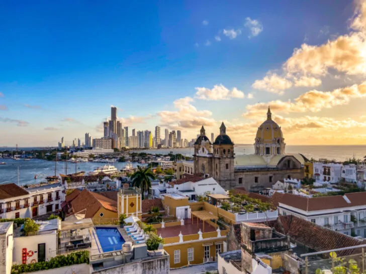 Where to stay in Cartagena with its colorful streets and high-rises. 