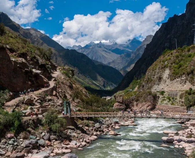 The Rio Colca in Peru's Colca Canyon as seen on a hike through the Colca Canyon