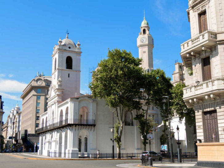 The historic Cabildo City Hall of Buenos Aires Argentina