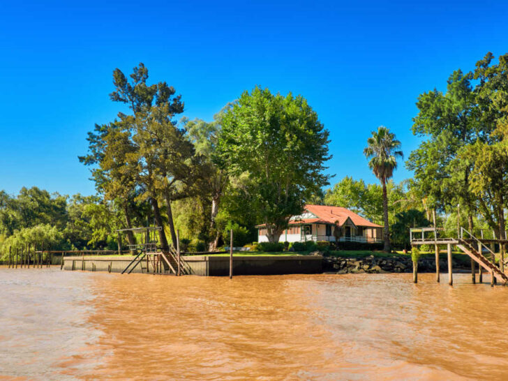 Tigre delta in Argentina, north of capital Buenos Aires. Tigre delta is a great day trip from the capital, and is a great addition to any Buenos Aires itinerary