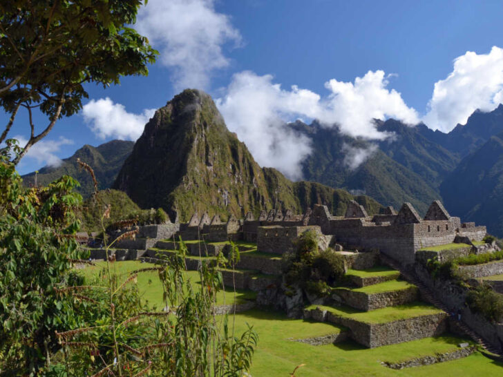 Inca ruins of Machu Picchu, UNESCO World Cultural Heritage Site