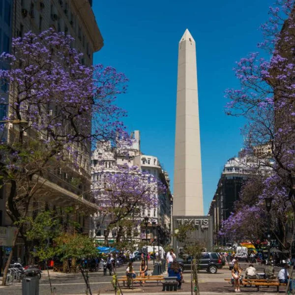 The Obelisk is the center-point of all roads and celebrations in this part of the city - and is a perfect meeting-place. Definitely add a visit to your Buenos Aires itinerary