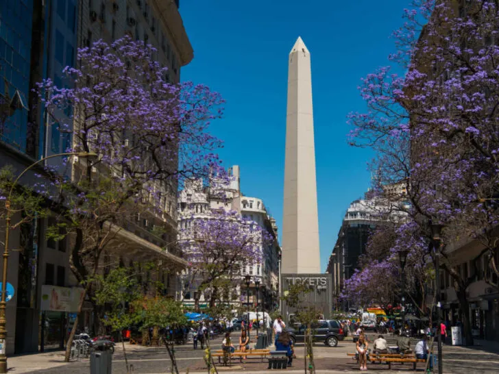 The Obelisk is the center-point of all roads and celebrations in this part of the city - and is a perfect meeting-place. Definitely add a visit to your Buenos Aires itinerary