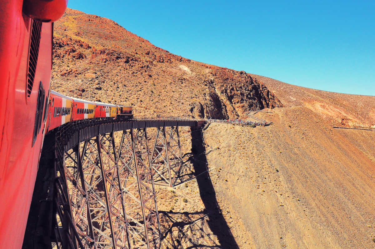 The Polvorilla viaduct, located in the Salta region of Argentina, is a must when in the area.