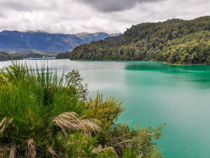 A lake view from the Road of the Seven Lakes in Argentina.