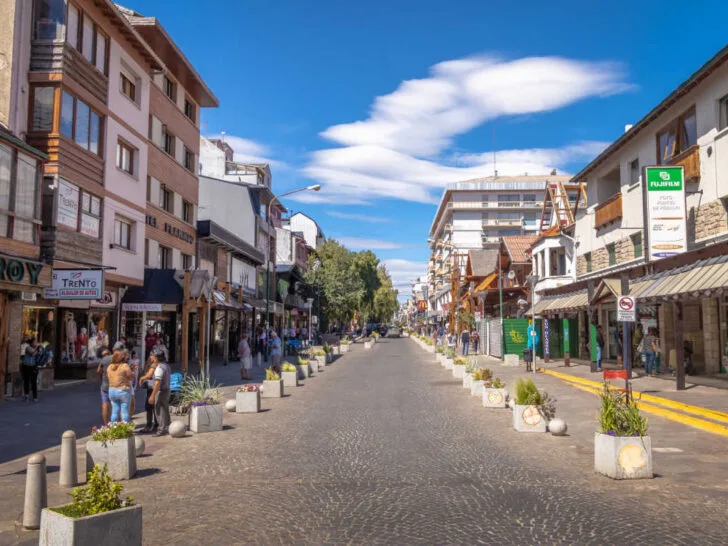 Mitre Street in Bariloche is a treasure trove of boutiques, souvenirs and chocolate.