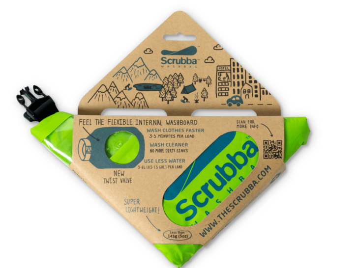 The Scrubba is a great way to wash your clothes quickly on the go, and it packs down small for your backpacks.