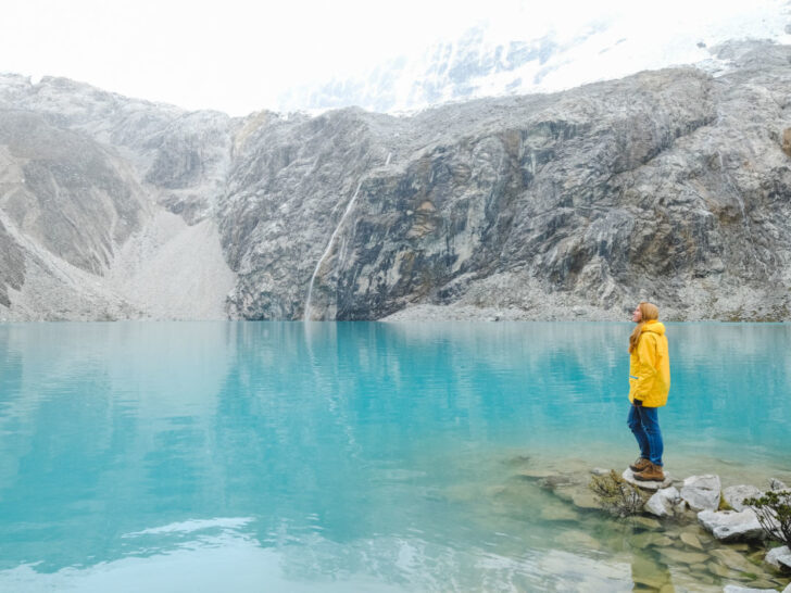 The Laguna 69 glacial lake takes five to six hours to hike - but is a must-visit when in Peru.