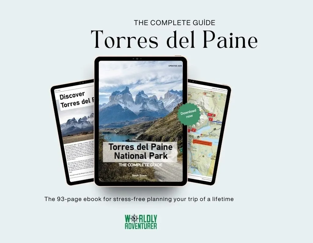 Images from the Complete Guide to Torres del Paine National Park ebook